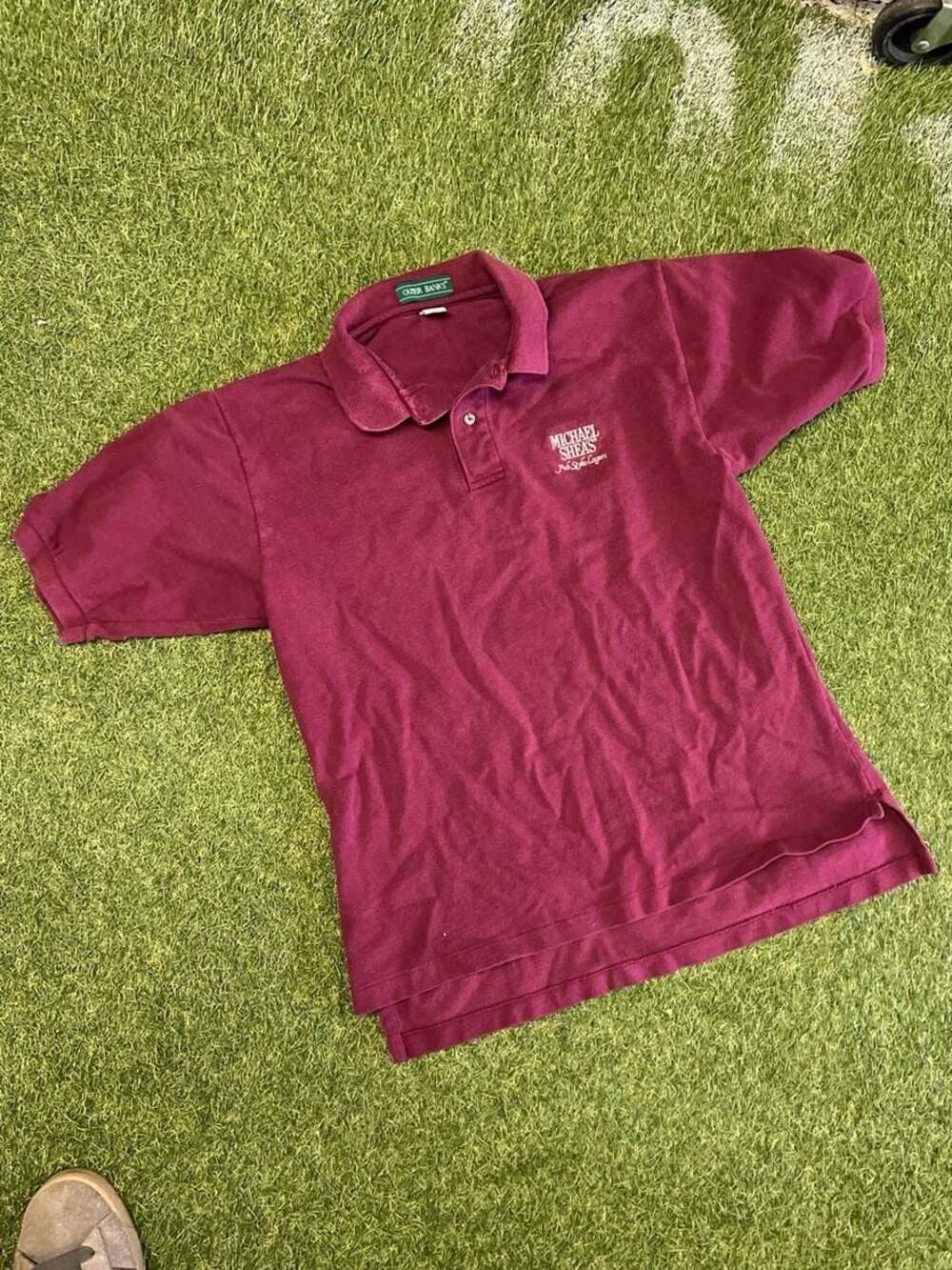 Vintage Outer Banks Michael Shea's Pub Style Lagers Polo Shirt Size L